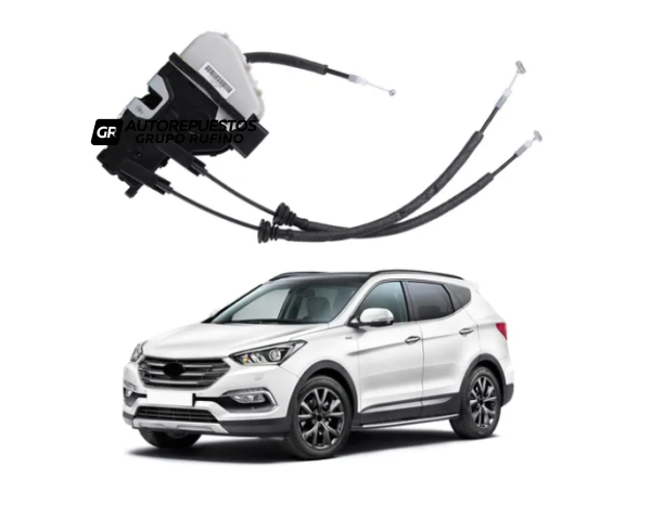 CERRADURA PUERTA TRASERA RH ORIGINAL - HYUNDAI SANTA FE DM 2012-2018 814202W000