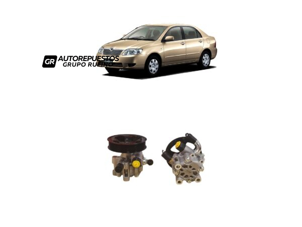 BOMBA DE DIRECCION HIDRAULICA - TOYOTA NEW COROLLA 1.8 1ZZ CE121  2002-2007