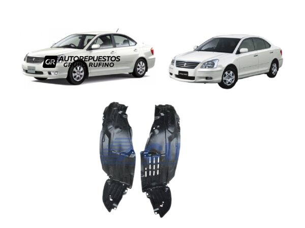 PAR PROTECTOR DE GUARDABARRO - TOYOTA PREMIO 2002-2007