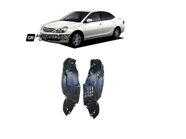 PAR PROTECTOR DE GUARDABARRO - TOYOTA ALLION 2002-2007