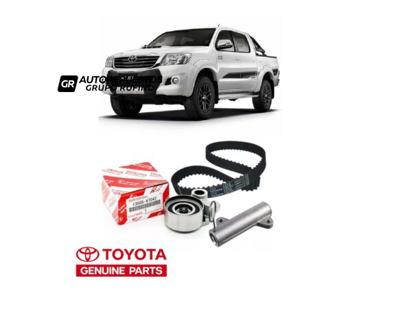 KIT CORREA DENTADA ORIGINAL - TOYOTA HILUX 3.0 2.5 2006-2015 1KD, 2KD