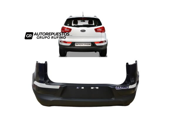 PARAGOLPE TRASERO SIN SENSOR - KIA SPORTAGE 2011-2015