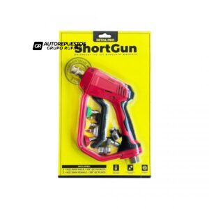 DETAILPRO PISTOLA PARA HIDROLAVADORA "SHORT GUN KIT PRO" ROJO